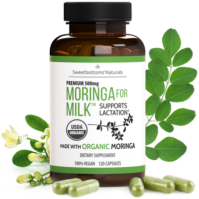 Organic Moringa for Milk™ - 120 Capsules