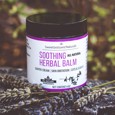 All-Natural Soothing Herbal Balm for Diaper Rash and Skin Irritation