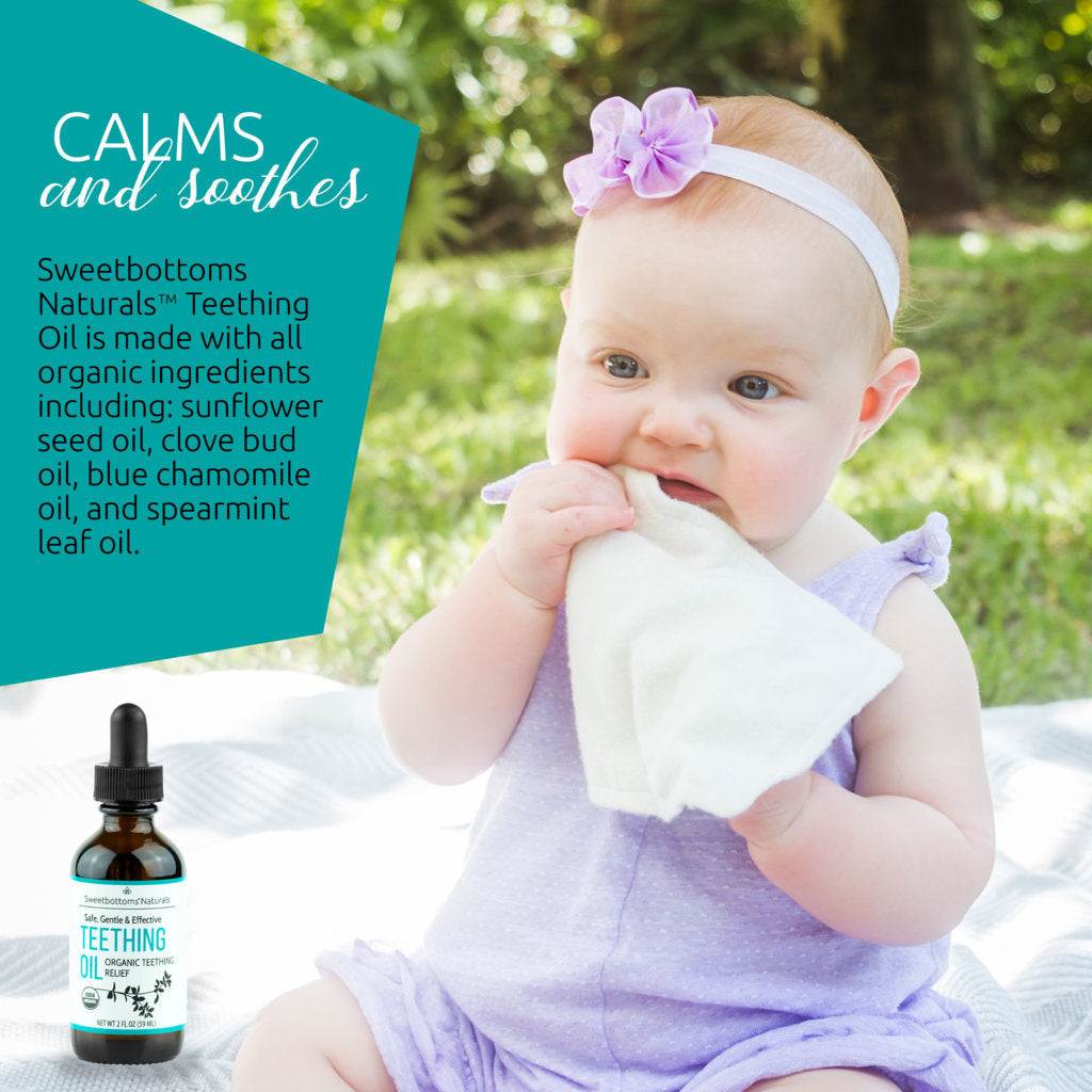Organic Teething Oil for Immediate Relief